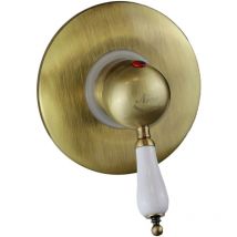 Mixer für Duschkabine in antiker Bronzefarbe Nice Funny 6060004BB Bronze - 1 weg