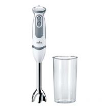 MultiQuick 5 Vario mq 5200WH, Mixeur Plongeant, Mixeur à Purée avec Pied en Acier Inoxydable, incl. 600 ml Verre à Mélanger et Mesurer, 1000W,