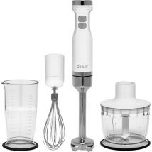 Mixeur plongeant Graef HB501EU 800 w fouet , fonction turbo blanc 1 pc(s) Q127982