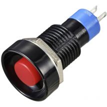 DS-263 Red Interrupteur à pression 25 v/dc 3 a off-(on) 2P spst à rappel 1 pc(s) - Miyama