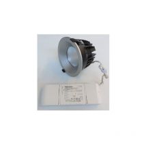 Planlicht - mizar projecteur encastre argent led lo 3000K 15W 1707LM 40° avec driver 230V S34E138-SISIP1830L14