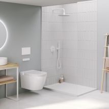 Mizubath - Inodoro japonés suspendido Instalación Suspendida Serie Isla display negro