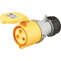 MK Electric K9132YEL 32amp IP44 2P+ E Connector 130-Volt