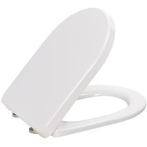Kunststofftechnik Dario Basic Wc-sitz Mit Deckel Weiß Mit Vario-scharnier Ac27-0201 - Mkw