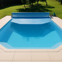 Bigb - Bâche À Bulles Sur Mesure Pour Piscine - 300 Microns - Bleu 2x12