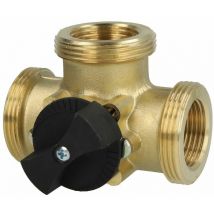 Meibes - Mélangeur 3 voies 1'' ff x 1 1/2'' fm laiton
