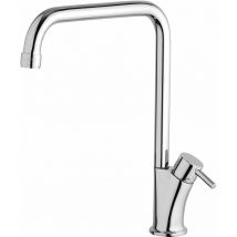Mamoli - Mélangeur d'évier de cuisine avec bec pivotant 360° Banana Slim 720300000001 Chromé