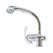 Iperbriko - Rubinetto miscelatore lavello cucina con doccetta estraibile 30x21 cm