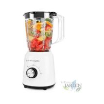 Mixeur à Smoothie Power Orbegozo 500W. Capacité de 1,5 litre. 4 lames en acier inoxydable. 2 vitesses + Turbo