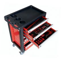 Müllner Werkstattwagen 228-teilig 7 Schubladen universeller Einsatz WW20RS