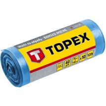 Müllsäcke – 240L – 10 Stück – reißfest – LDPE-Folie – blau – 70x110 cm / 120x150 cm