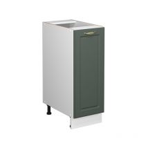 Küchenschränke Fame-Line, Grün-Gold Landhaus, 30 cm ohne Arbeitsplatte, Vicco