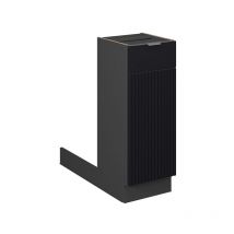 Îlot de cuisine Fame-Line, Noir rayé, 30 cm sans plan de travail, Vicco