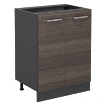 Meuble bas de cuisine R-Line, Gris noble, 60cm sans pt Vicco