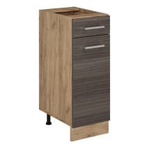 Vicco - Meuble cuisine R-Line, Gris noble, 30cm sans pt