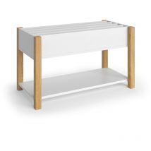 Tagère pour enfants Malia, blanc/chêne, 80x46cm Vitalispa