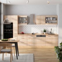 Cuisine complète R-Line, Sonoma/Chêne doré, 350cm, pt Chêne Vicco