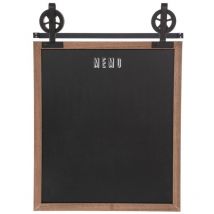 Mémo ardoise Pouli noir 55x68cm Atmosphera Créateur D'intérieur