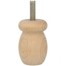 Möbelfuß M8 Gewindestift Sofafuß Couchstütze Schrankfuß Holzfuß 55mm Höhe