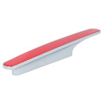 Möbelgriff Küchegriff Mod Chamäleon in div. Farben Sockel chrom glanz Lochabstand 96mm Rot