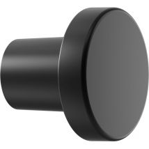 Möbelknopf Dot ø 30mm - eleganter Möbelknauf Tiefe 26mm, Zinkdruckguss Edelstahl Effekt