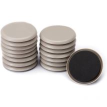 Möbelpolster, 16er-Pack Möbelbeinpolster, 8,9 cm große Polster zum Bewegen von Möbelteppichen, strapazierfähige Stuhlbein-Bodenschoner, Untersetzer