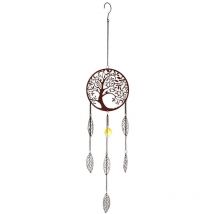 Zen Et Ethnique - Signes Grimalt Décoration du pendentif métallique Candelabro Life Tree Multicolor Metal 3x18x90cm 19372