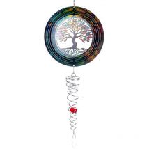 Spin-art Spinners - Mobile à vent original Crystal Tail Arbre de vie
