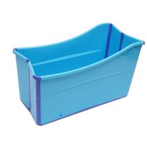 Gojoy - Mobile Badewanne für Erwachsene Faltbare Badewanne 98x50x56cm Babyschwimmbecken mit Ablaufschlauch Ideal für das kleines Badezimmer