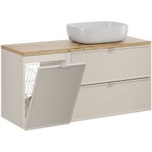 Mobile bagno con lavabo Alba cachemire 120cm