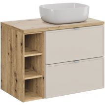 Mobile bagno con lavabo Alba cachemire 80cm
