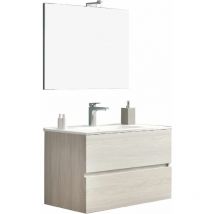 Mobile bagno 'easy' base 81 x 47 x H.53 cm - bianco lucido