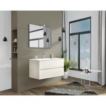 Meuble de salle de bain new splash cm.105 chêne blanc