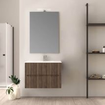 Baden Haus - Mobile bagno Noce cannetato 80 cm Riga