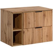 Petits-meubles - Mobile bagno senza lavabo Adriel marrone 80cm