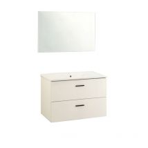 Mobile bagno sospeso Lario bianco 80x46 cm