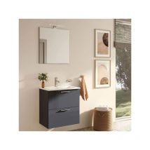 Composizione sospesa da bagno Vitra Mia 80cm Antracite