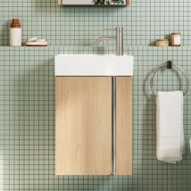 Meuble de Salle de Bain 40 cm – compact pour Petits Espaces-Sabbia Dorata