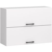 Akord - Mobile da cucina pensile sistema oliwia G2 Bianco 80 cm 2 ante 80x30x58 cm