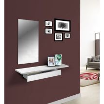 Montefioredesign - Mobile da ingresso Oxford bianco frassino