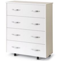 Mobile Giroletto 100x85x36 con Letto Singolo Estraibile Rete Ortopedica Bianco