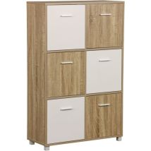 Mobile in pannello truciolare con 6 ante – Buffet – 4537000 – Arredo elegante per soggiorno, camera da letto, bagno o ripostiglio