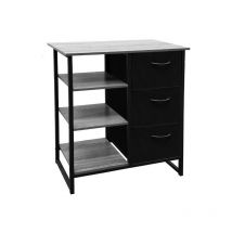 Mobile industrial 3 cassetti 70x35x90 grigio