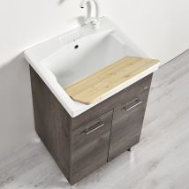 Mobile Lavatoio in ceramica klara 60x50 con Asse di Lavaggio Inclusa
