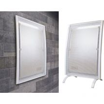 Domo - Mobile Mica Wärmewellenheizung zum Stellen & Hängen, 1500 Watt