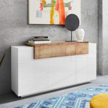 Mobile multiuso 3 ante vano a ribalta credenza soggiorno Coro Deur Acero