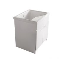 Mobile Osiride a terra cm. 75x65 a due ante, con lavatoio con