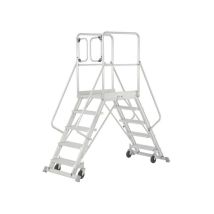 Plateforme mobile 2x4 marches - Hauteur max. de travail 2.97m - 688904-GCP