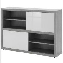 Llb Living Life Bed - pratico mobile 35,5X140XH86,5 cm cemento