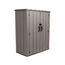 Habrita Foresta - armadio da esterno lifetime in resina grigio 143x78,6x174,5 cm